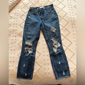 Abercrombie High Rise Mom Jean